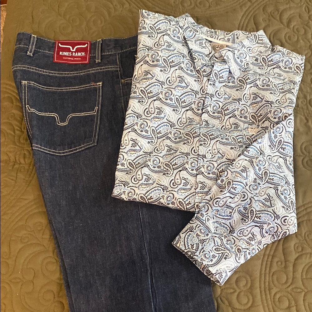 Kimes Ranch Denim Jeans James 36x38